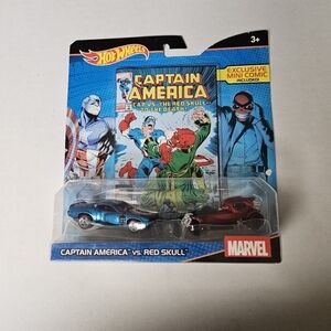 Hot Wheels‎ Marvel Captain America vs. Red Skull with Mini Comic Mattel 2015
